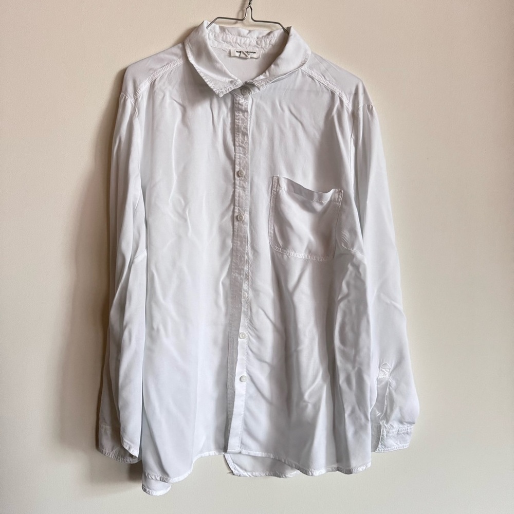 Beachlunchlounge White Blouse Classic Long Sleeve